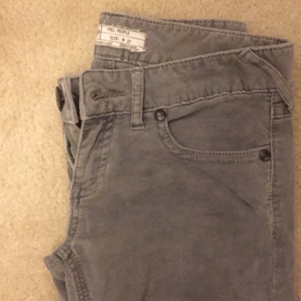 Free people corduroy skinny jeans